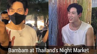 GOT7 Bambam Spotted at Jodds Fair with His Teams | Bangkok's Night Market | Thailand 20220410