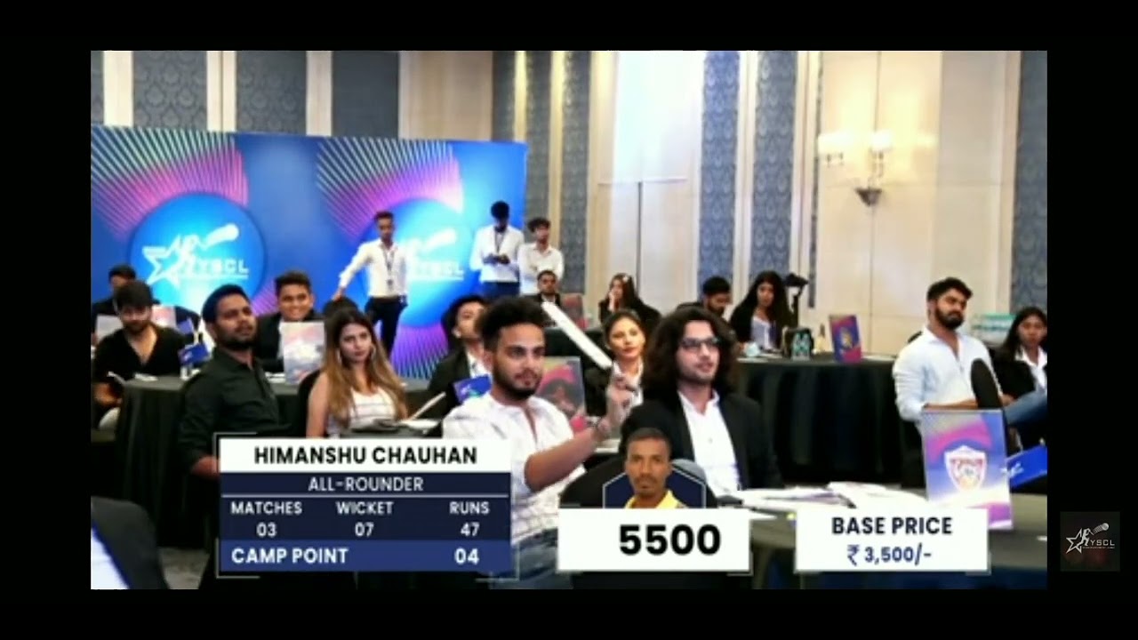 YSCL National League Auction 2021