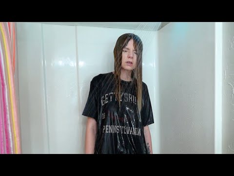 i try taking a shower for the first time in my life