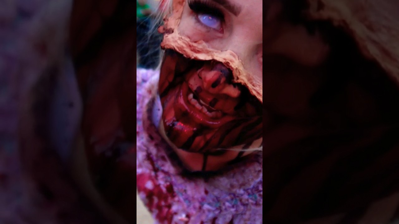 Did She say "Hi" or "Die" to me? #scary #monster #frightfest
