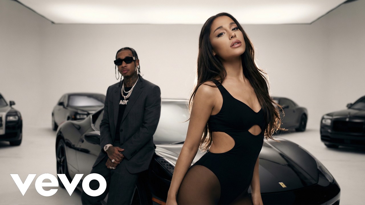 Tyga, Ariana Grande - Chrome Heart (ft. Doja Cat, Chris Brown) | (Official Lyrics Video)