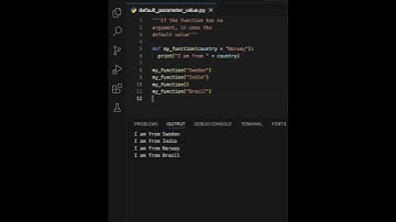 Python Default Parameter Value #learn #code #learning #python #variablesinpython #function #default