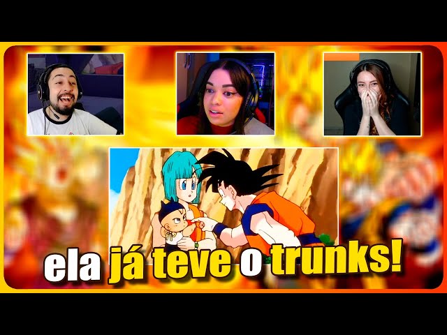 Ycass - Vendo Vegeta descobre que Trunks é seu Filho