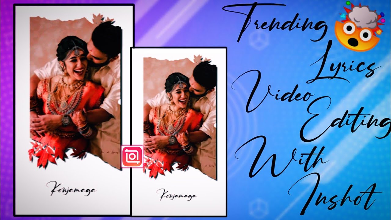Trending Lyrics Status Editing Tutorial|| Inshot WhatsApp status Video ...