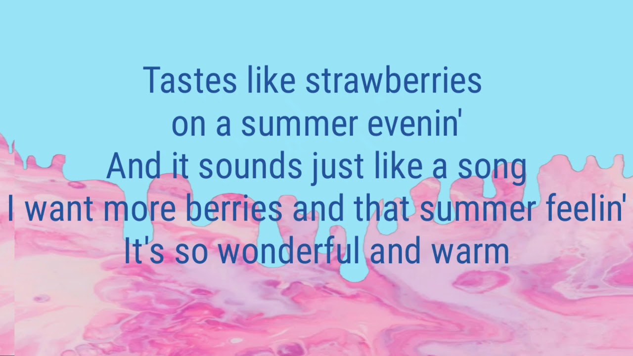 Harry styles WATERMELON SUGAR (Lyrics) YouTube
