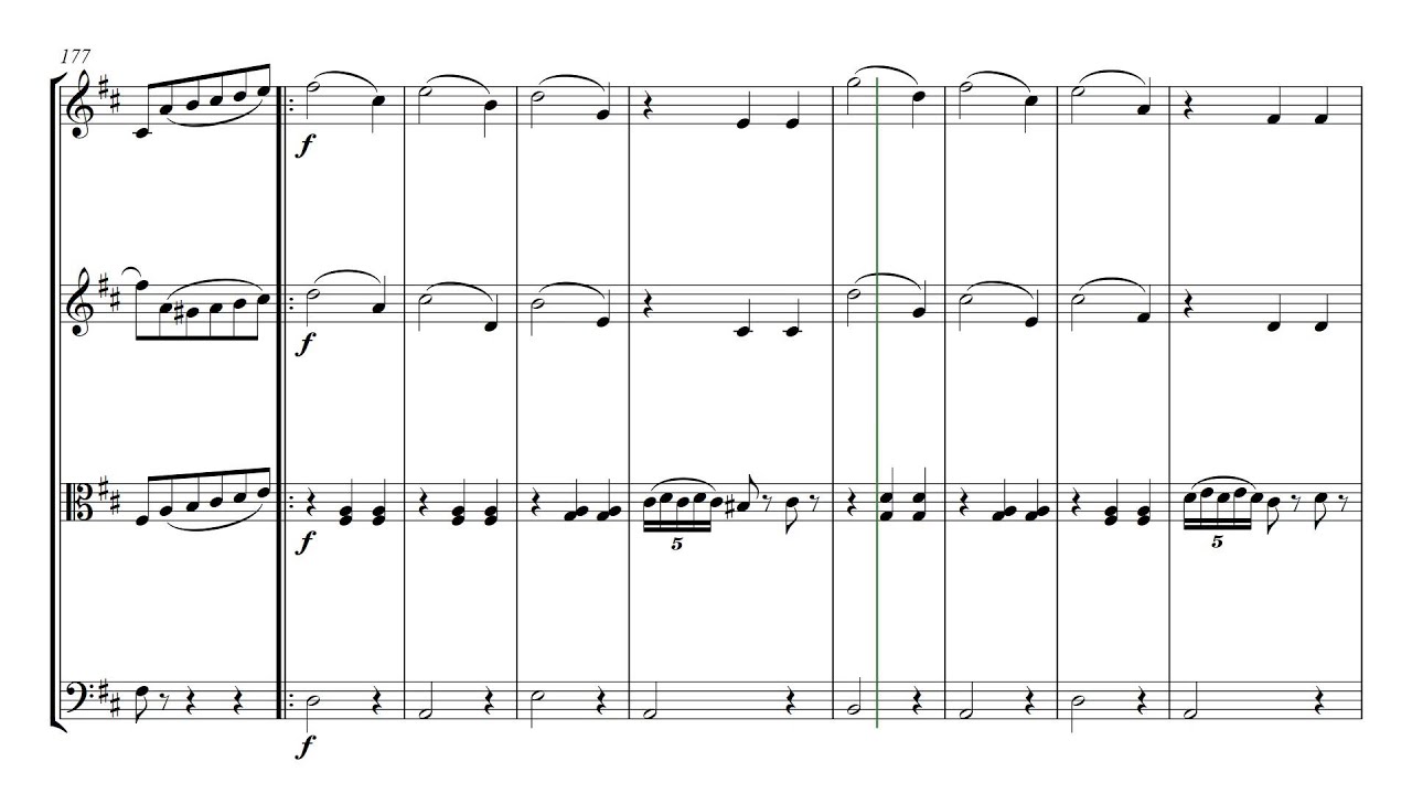 Tchaikovsky Waltz of the Flowers | String Quartet Sheet Music