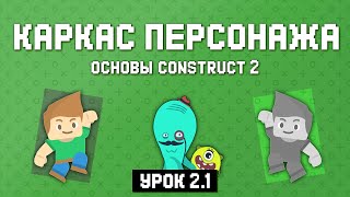 Каркас персонажа 👔 Урок 2.1 🚀 Основы Construct 2 Каркас персонажа 👔 Урок 2.1 🚀 Основы Construct 2