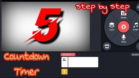 HOW TO CREATE COUNTDOWN TIMER VIA KINEMASTER