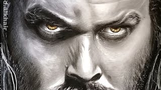 أكوامان رسم جيسون موموا | AQUAMAN Drawing Jason momoa Art