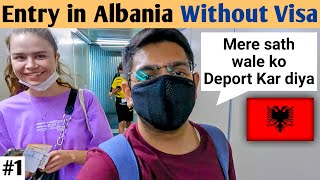 First Day in Albania 🇦🇱 || Visa, Immigration, ATM, Airport Bus, Food, Hostel