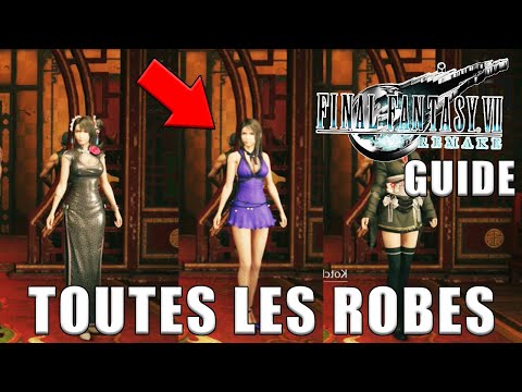 Vidéo: Robes Final Fantasy 7: Comment Obtenir Les Neuf Tenues Pour Cloud, Tifa Et Aerith Expliqué