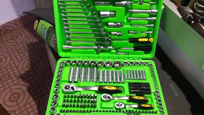 JBM 53904 - Carro de herramientas 7 cajones. Verde