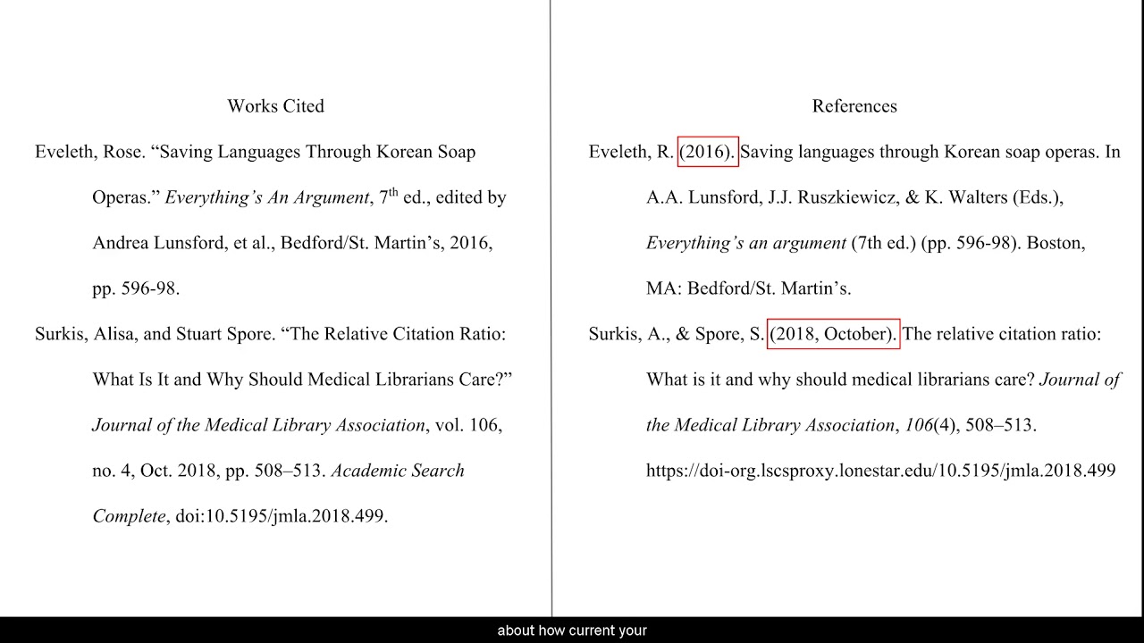 mla citation to apa