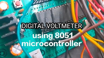 Digital Voltmeter using 8051 MICROCONTROLLER
