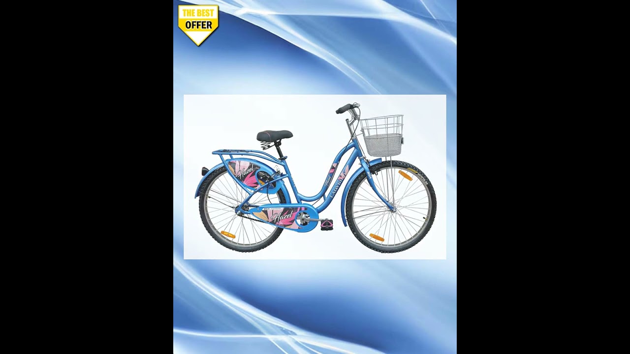 BSA Ladybird Ladies Cycle in 24T Wheel Size with Integrated Carrier for Age Group 9 to 11 Years