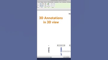 Revit 3D annotation in 3D View #Revit #design #engineering #Annotation