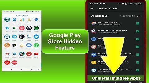Without Using Any App Uninstall Multiple Apps on Android Using Google Play Store
