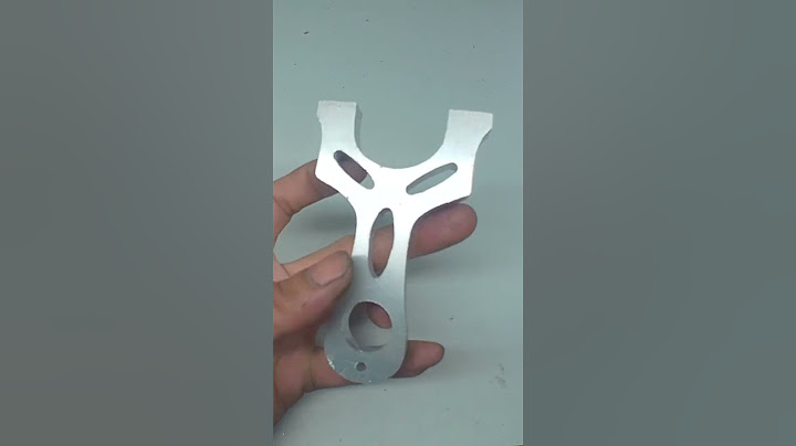Slingshot DIY ná cao su ufo bằng nhôm