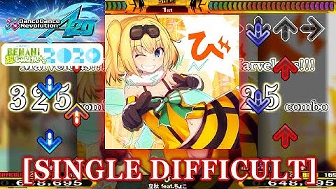 【DDR A20】 び [SINGLE DIFFICULT] 譜面確認＋クラップ