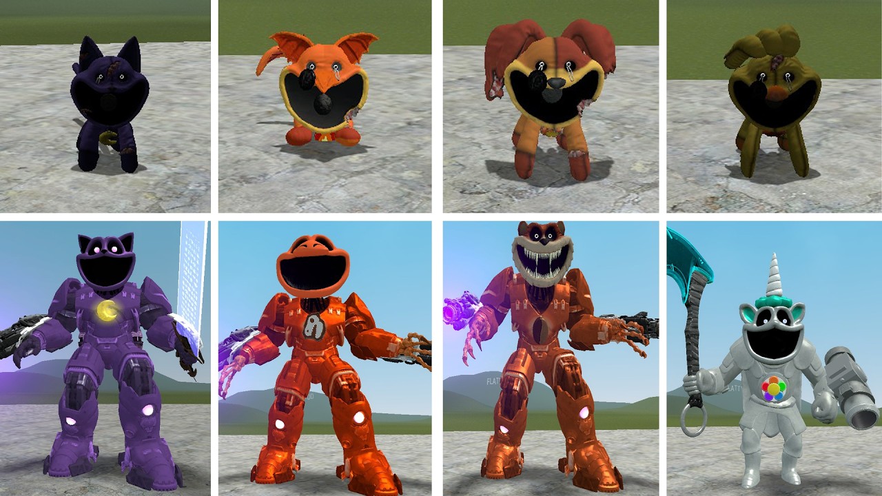 New Poppy Playtime : Poppy 6 Evolution Prototype, Catnap, Dragon,Dog Day, Huggy Wuggy