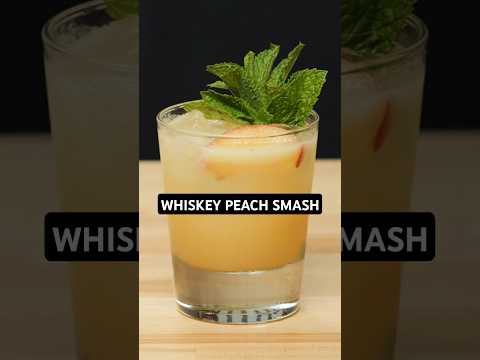 Whiskey Peach Smash