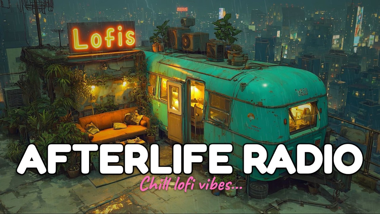 Raincoded Cabin Light 🎶 | Cyber City / Chill Lofi / Sound / 🌧️ Gentle Glow | Skyline Rainfall