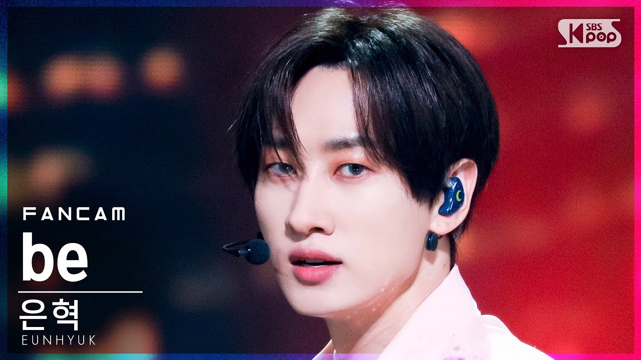 [안방1열 직캠4K] 은혁 'be' (EUNHYUK FanCam)│@SBS Inkigayo_2021.10.24.
