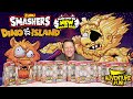 Zuru smashers dino island new smash eggs ultrarare gold cave man adventurefun toy review