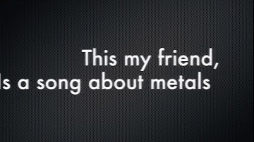 Reactivity series song A-level