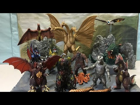 My Toho Monsters figure collection Review ! 東宝怪獣