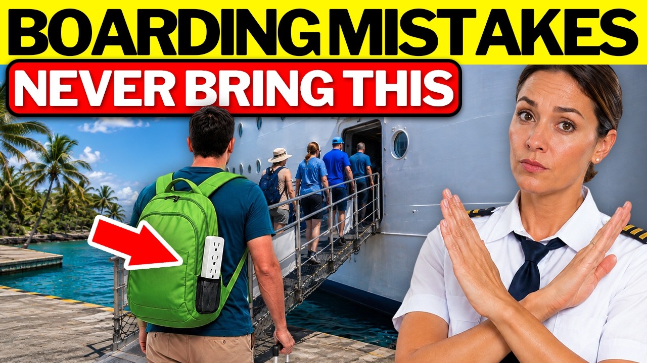 8 Things to NEVER Do Before Boarding a Cruise