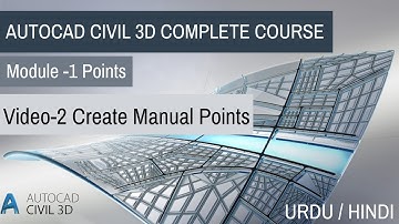 Surface with Manual Points in Civil 3D | Complete Civil 3D Course | Video-2