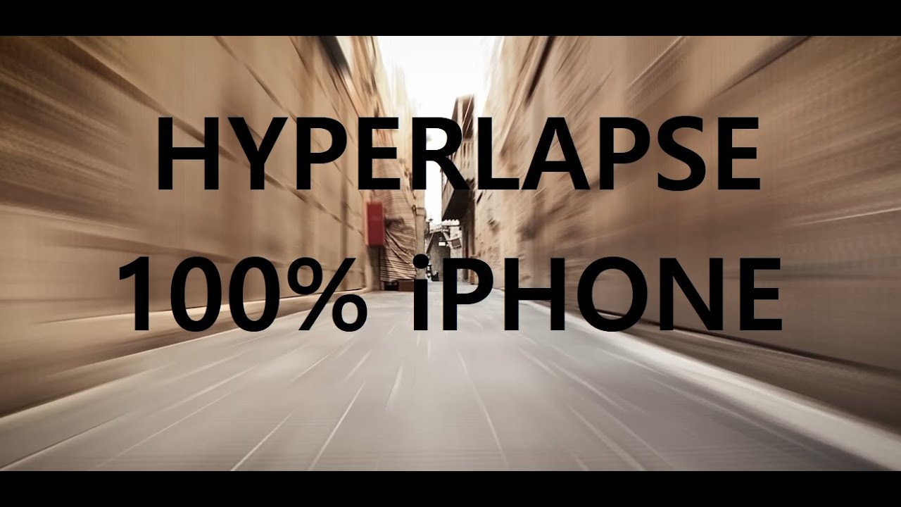  New Hyperlapse - 100% on iPhone - Moment App