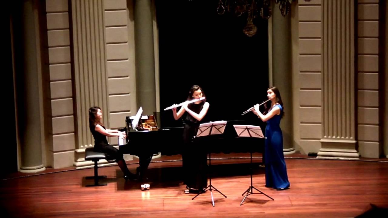 Rigoletto Fantasy for two flutes and piano Doppler YouTube