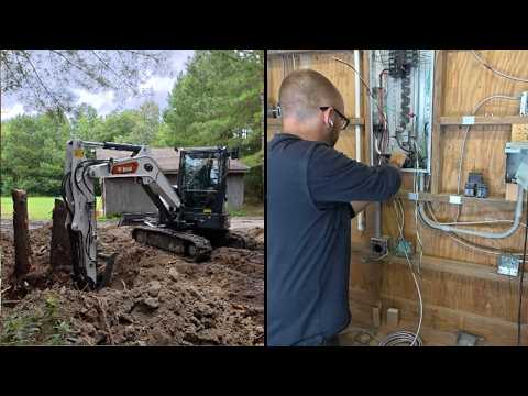 The road back to boat work: Cutting trees, picking up plywood, and 240V in the shop. Ep. 691
