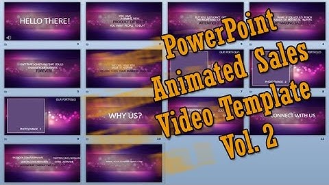 PowerPoint Animation Sales Video Template Vol. 2