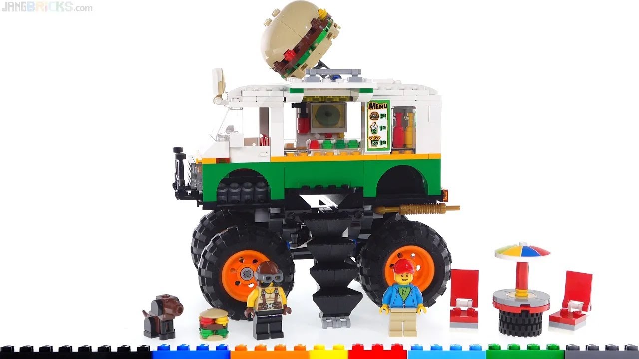 🔄 LEGO Creator 2020 Monster Burger Truck review & bonus! 31104 re upload