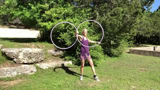 Two hoops one hand variations