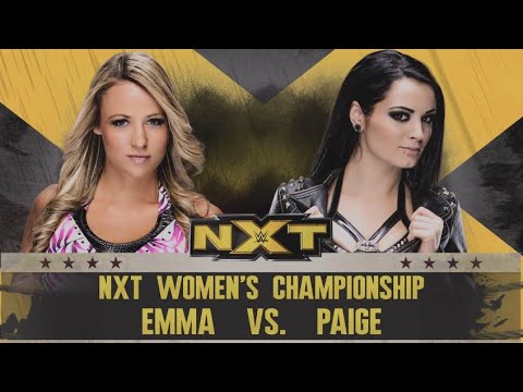 2013 June 20 - WWE NXT - Emma vs. Paige - NXT Woman's Title - WWE 2K16