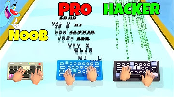 Noob vs Pro vs Hacker In Typing Shooter | Oggy and Jack #Typingshooter