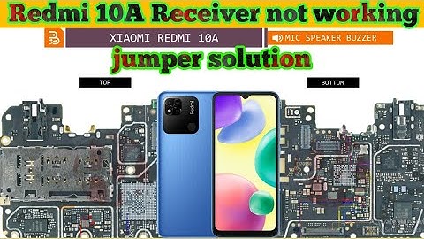 Redmi 10A Receiver not working problem jumper solution|#viralyoutubevideo
