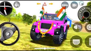 Doller (Song) Mahindra Full White Thar 😈 || Indian Cars Simulator 3D || Android Gameplay #6