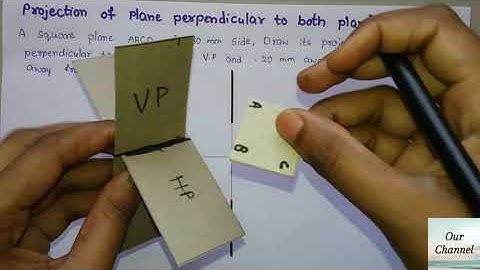 Projection of a plane perpendicular to both H.P and V.P | Engineering Drawing | Easy Method