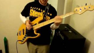 Insane bass shredding part 2 gets really fast half way on jazz bass