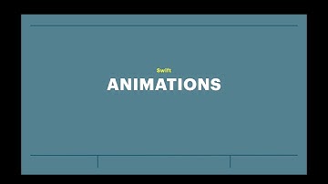 Занятие 10: Анимации в Swift