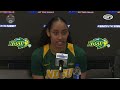#SummitWBB Semifinals: NDSU's Rylee Nudell & Ryan Cobbins Press Conference