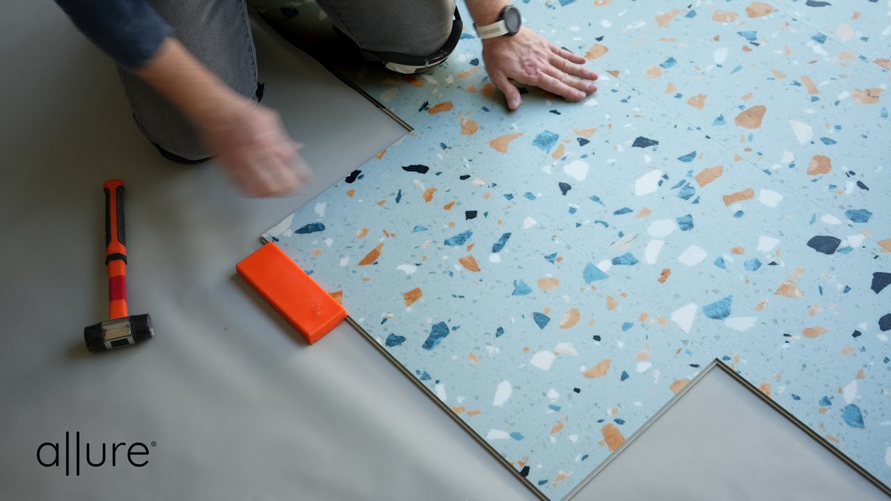 Установка замка Allure LVT Click Lock — как это работает