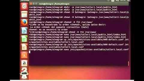 Instación de servidor apache y creación de virtual host UBUNTU SERVER