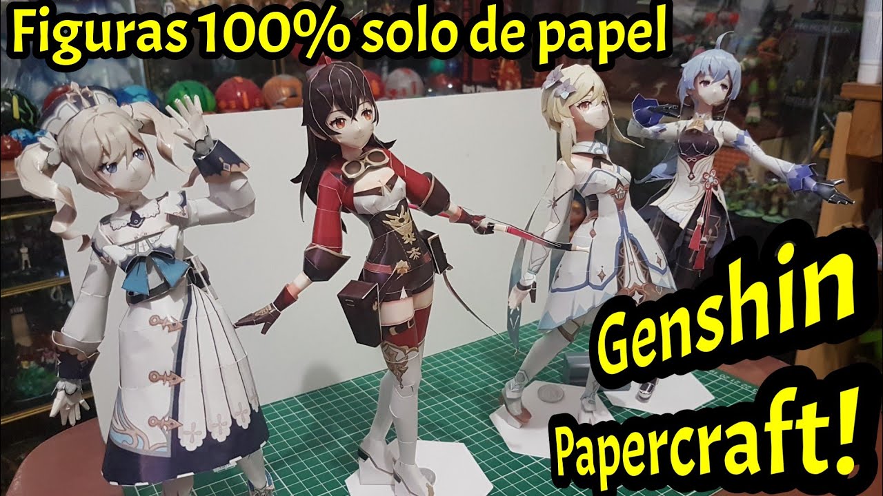 Genshin Impact Barbara Papercraft - papercraft essentials