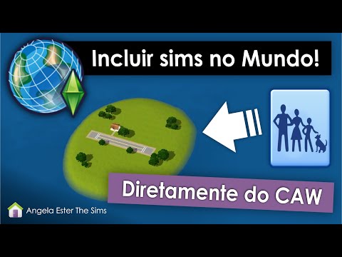 Tutorial CAW: Como fazer mundos populados (Incluir sims no mundo) - The Sims 3